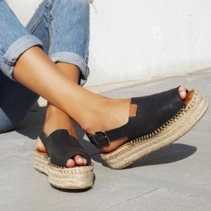 Alohas Sandals Black Strap Black espadrilles
